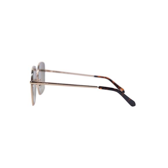 Fossil Oversized Square Metal Women\'s Sunglasses - Gold / Green Gradient - NWT main image 6